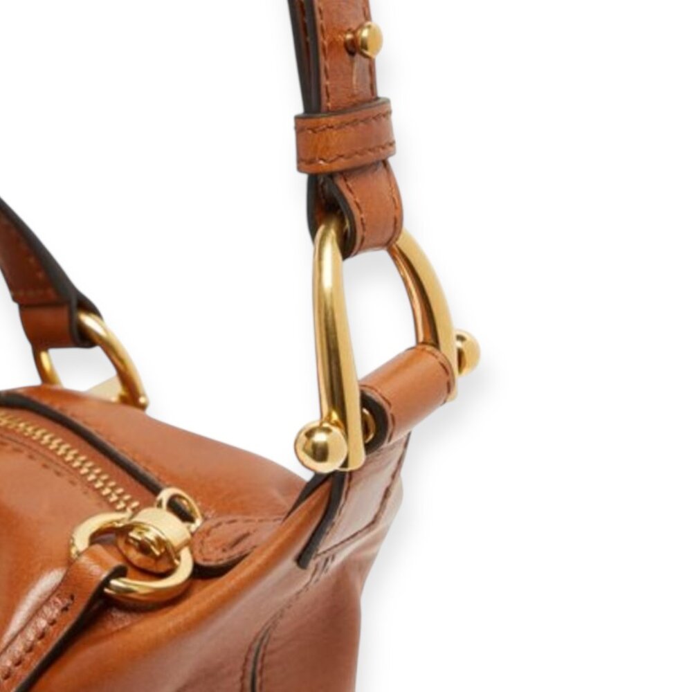 CHLOE Small "Paraty 24" Bag in Clay Brown - Picture 10 of 11
